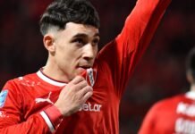 El récord que alcanzó Santiago Montiel con otro gol en Independiente Santiago-Montiel-Independiente-Newells