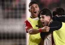 Primera función en casa montiel-festejo-gol-independiente-estudiantes