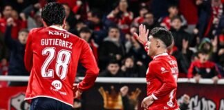 Pisó fuerte en casa montiel-gutierrez-independiente-newells