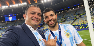 Sergio Agüero confirmó su apoyo a Luciano Nakis