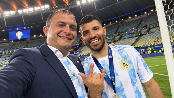 Sergio Agüero confirmó su apoyo a Luciano Nakis