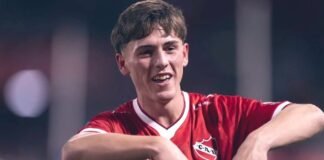 Arrayago, primer gol en Primera y tres marcas top Juan Arrayago Independiente San Lorenzo Torneo Clausura 2026 (1)