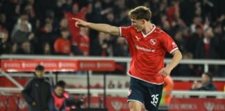 Arrayago convirtió su primer gol en Independiente arrayago-festejo-gol-independiente-san-lorenzo-clausura-2026