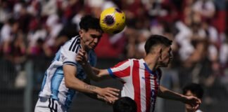 Closter fue titular en el debut de Argentina en los Suramericanos closter-argentina-paraguay-juegos-suramericanos