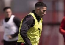 Zabala, a la par y ¿se mete por Banegas? Facundo Zabala Independiente entrenamiento